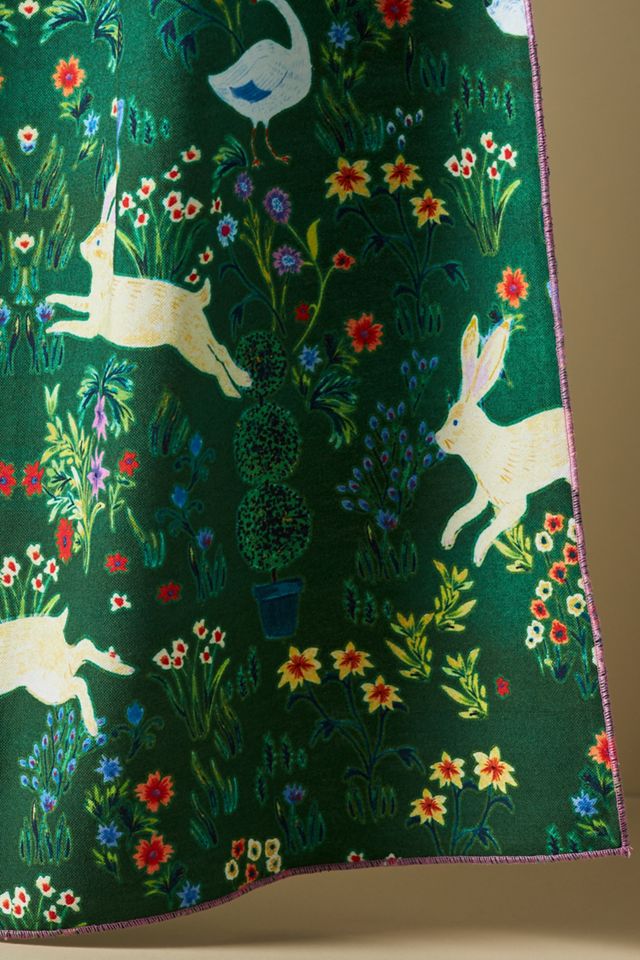 Bunny Cotton Dish Towel #1