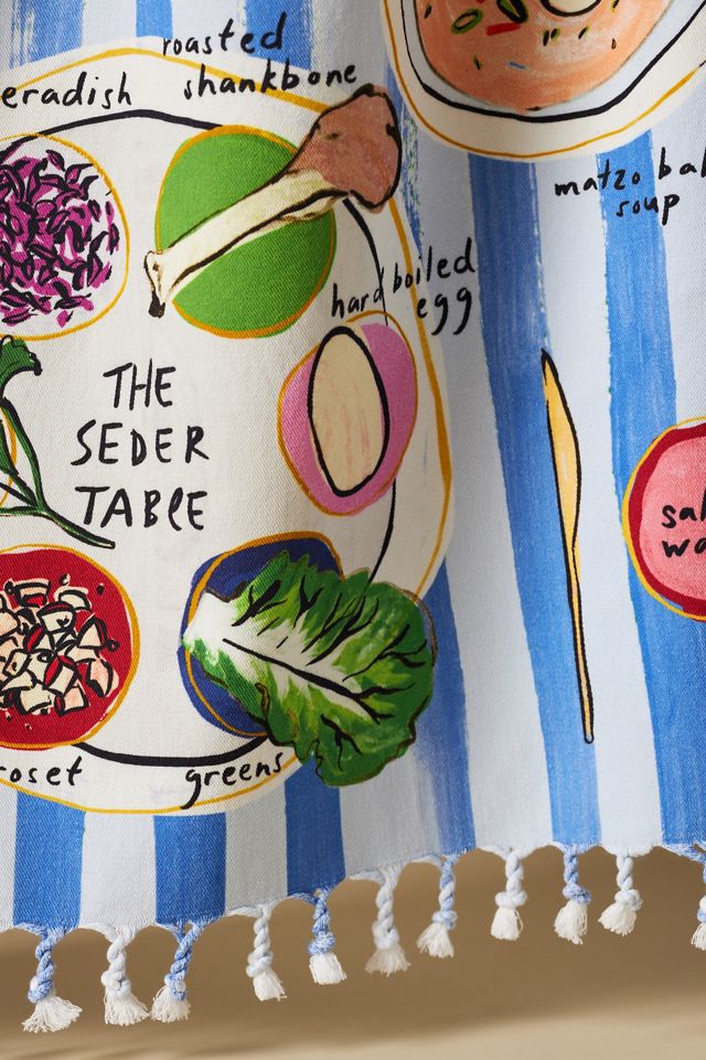 Seder Plate Dish Towel #1