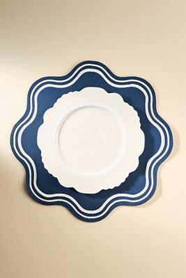Madeline Embroidered Round Placemat