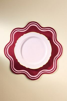 Madeline Embroidered Round Placemat