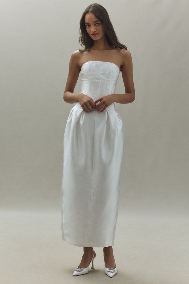 Mare Mare Strapless Pleated Hourglass Maxi Dress #2