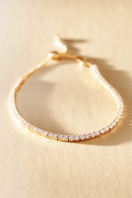 Nadri Love All Single Stone Tennis Bracelet In Gold