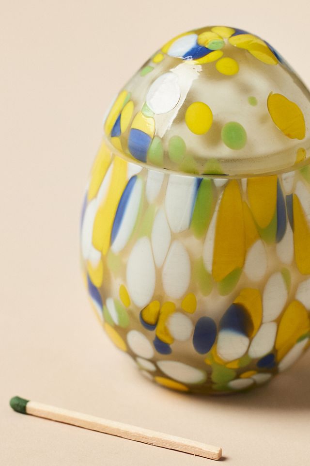 Mini Cheena Egg Fresh White Cashmere & Musk Glass Candle #2