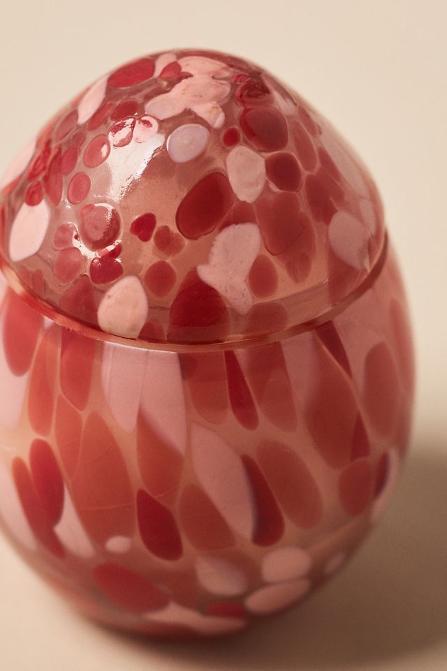 Mini Cheena Egg Floral Pink Peony & Neroli Glass Candle #2