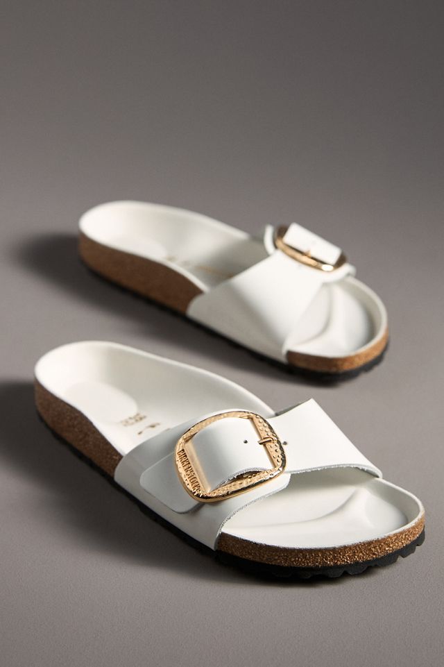 Birkenstock Madrid Big Hammered Buckle High Shine Sandals #1