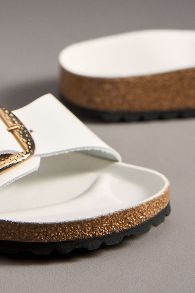 Birkenstock Madrid Big Hammered Buckle High Shine Sandals #2