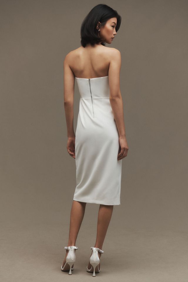 Bardot Ambiance Strapless Embellished Side-Slit Midi Dress #2