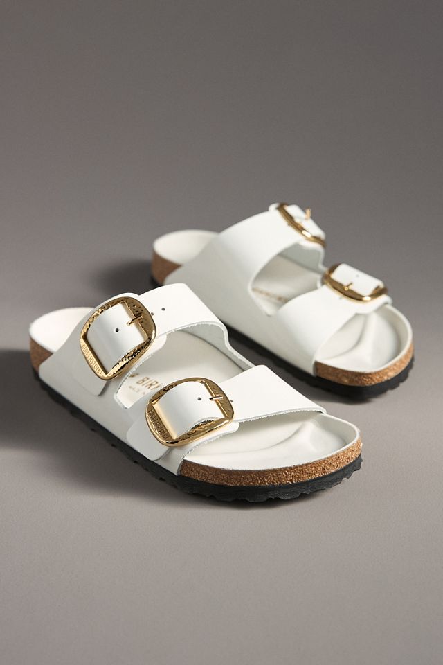 Birkenstock Arizona Big Hammered Buckle High Shine Sandals