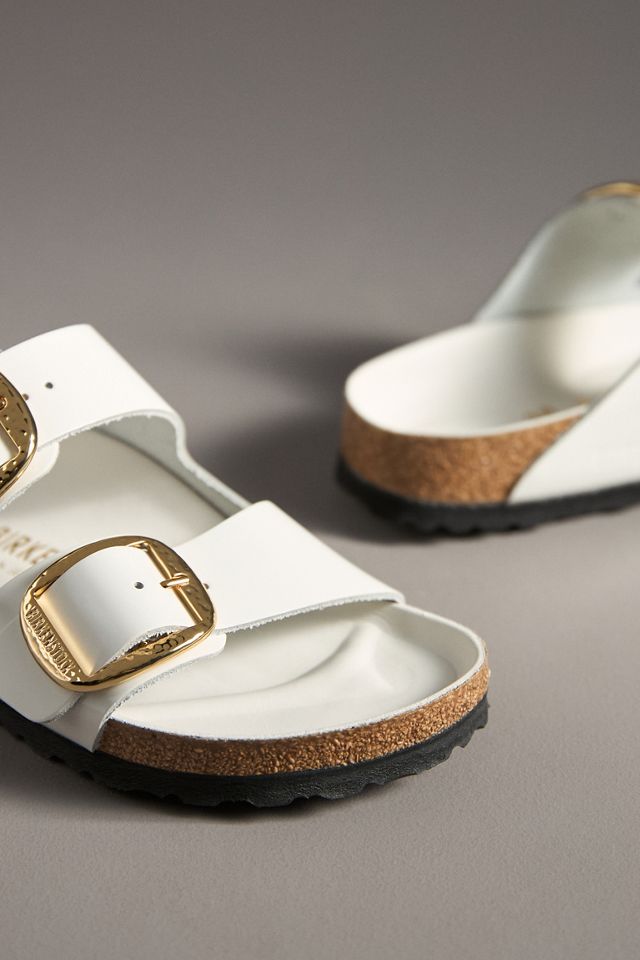 Birkenstock Arizona Big Hammered Buckle High Shine Sandals
