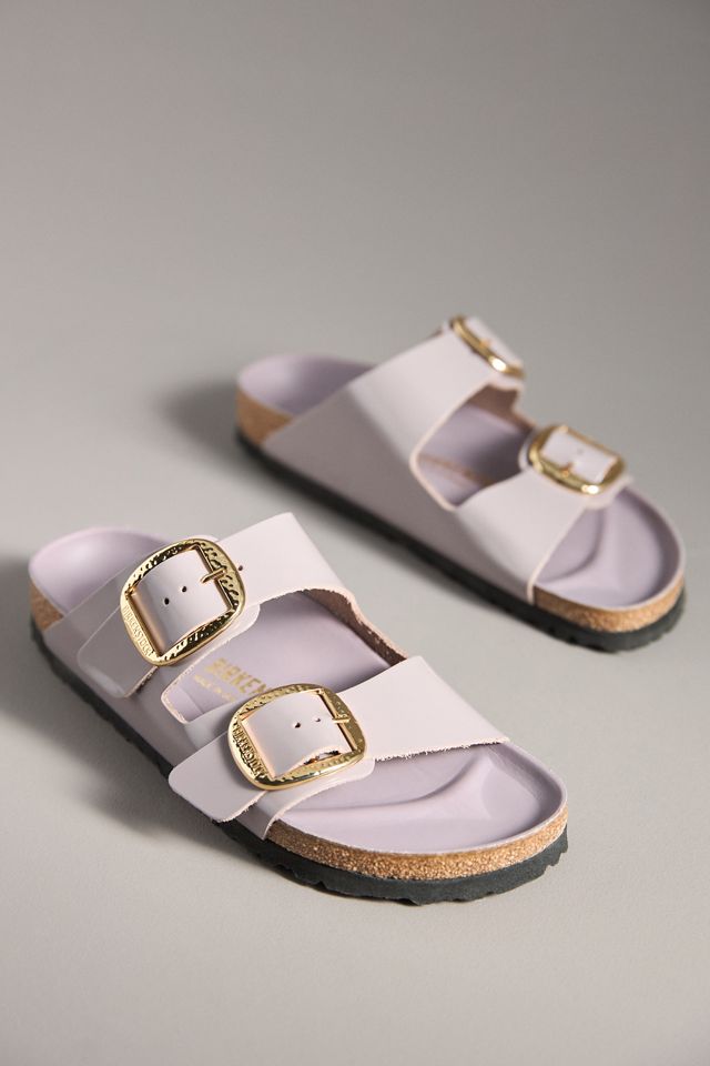 Birkenstock Arizona Big Hammered Buckle High Shine Sandals #1