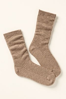 Le Bon Shoppe Cottage Peachy Keen Socks In Brown