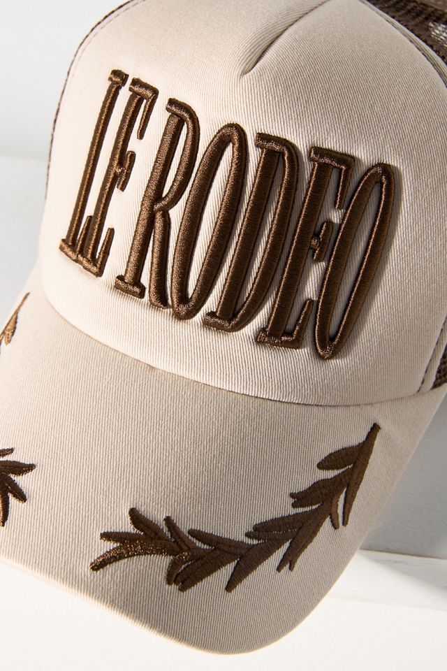 Worn/West Embroidered Brim Baseball Cap #4