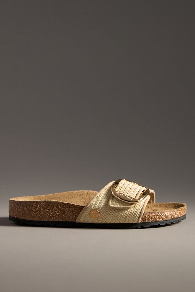 Birkenstock Madrid Big Buckle Raffia Sandals #1