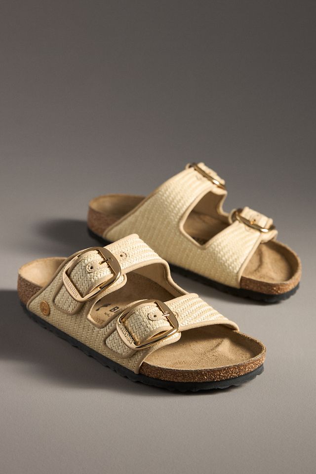 Birkenstock Arizona Big Buckle Raffia Sandals #1