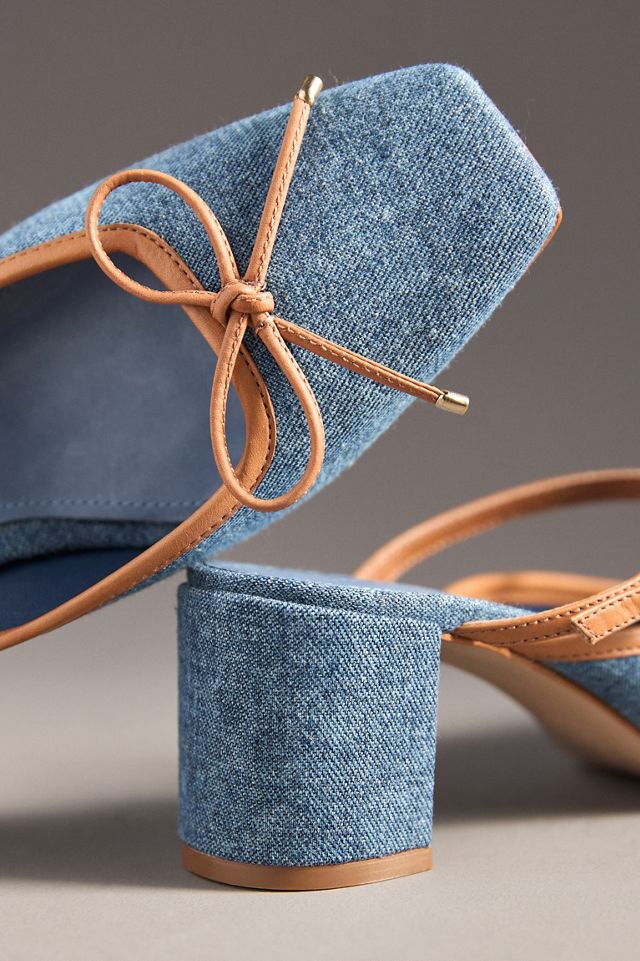 Schutz Arissa Block-Heel Mules #1
