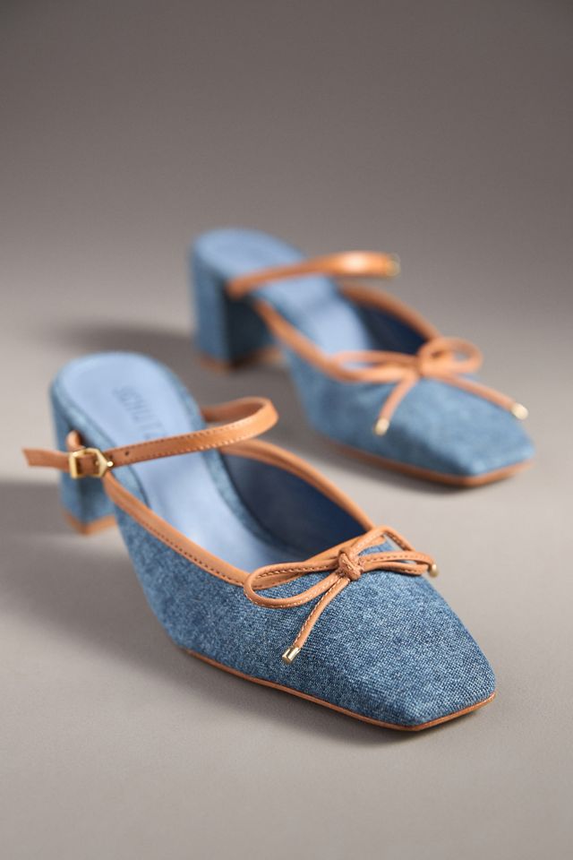 Schutz Arissa Block-Heel Mules #2