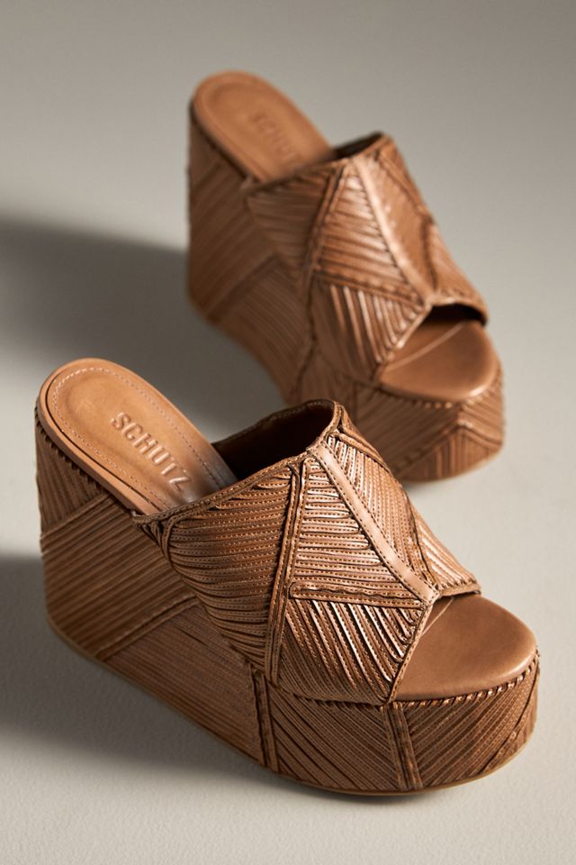 Schutz Lupita Platform Wedge Sandals #1