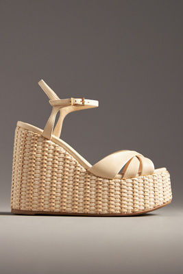 SCHUTZ KEEFA WEDGE PLATFORM HEELS 