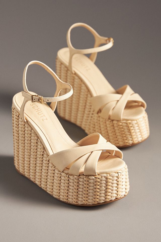 Schutz Keefa Wedge Platform Heels #1