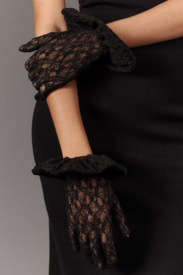 Anna Sui Sunflower Stretch Lace Gloves #1