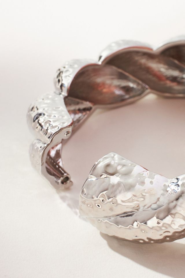 Ribbed Bangle Bracelet #1