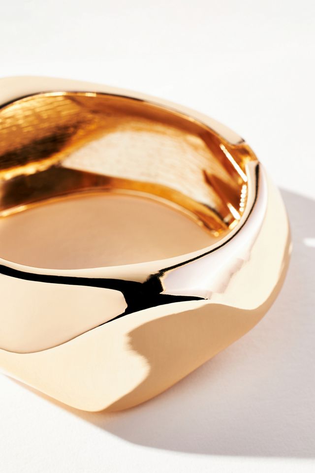 Wide Oval Bangle Bracelet #2