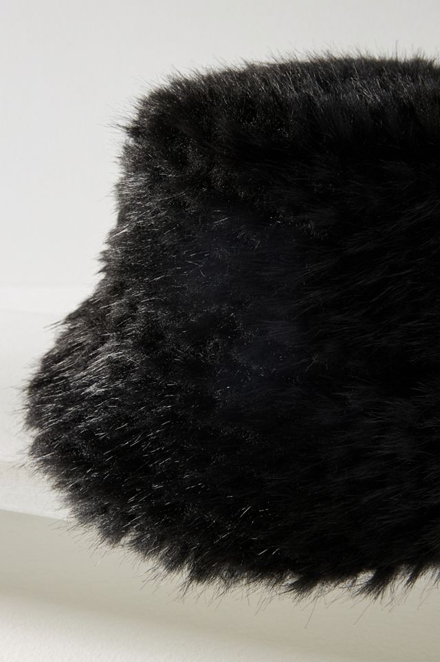 Lucky Zone Wild Faux-Fur Bucket Hat #3