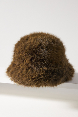 Lucky Zone Fuzzy Bucket Hat In Green