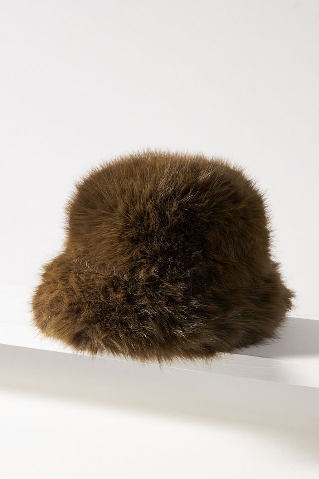 Lucky Zone Faux-Fur Bucket Hat #1