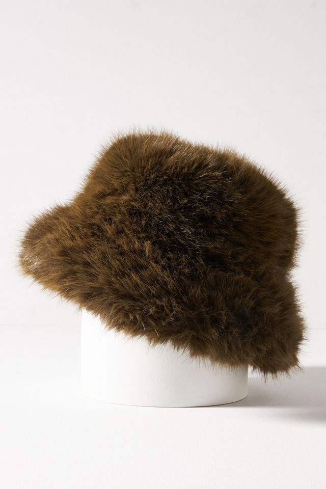 Lucky Zone Faux-Fur Bucket Hat #2