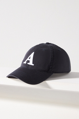 Embroidered Monogram Baseball Cap | Anthropologie