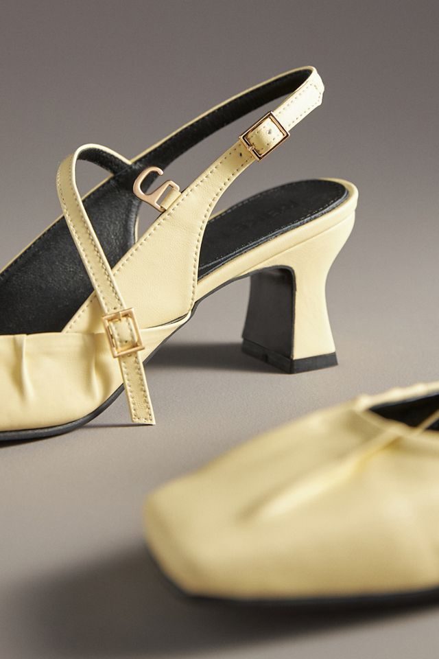 Reike Nen Shirring Slingback Kitten Heels #2