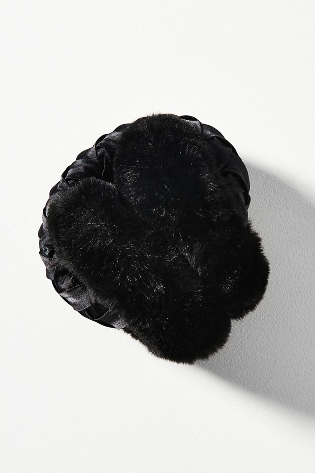 Satin Faux-Fur Earmuffs #1