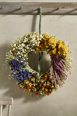 Terrain Dried Fall Spectrum Wreath