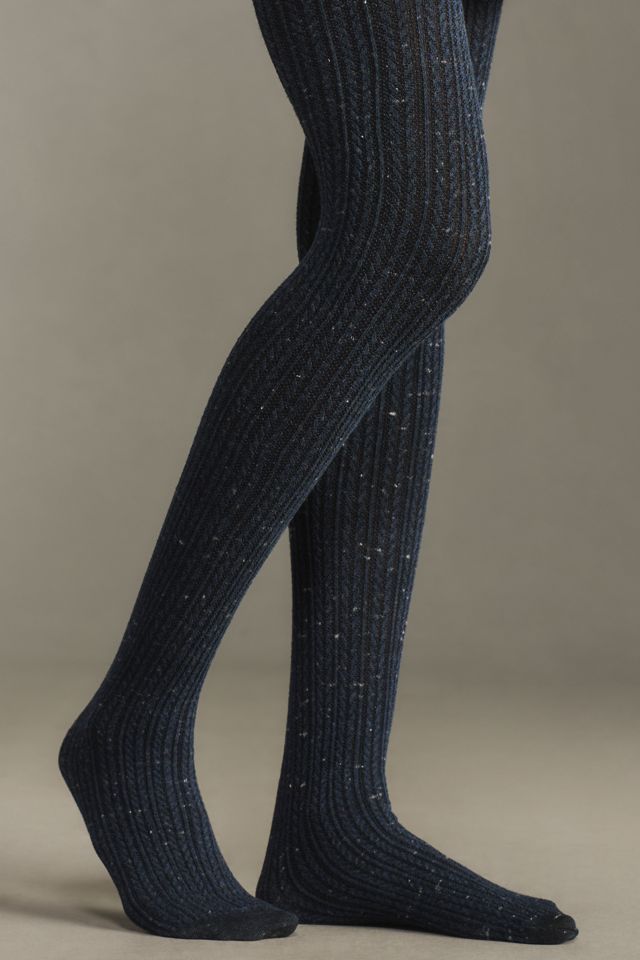 Lemon Textured Tights #1