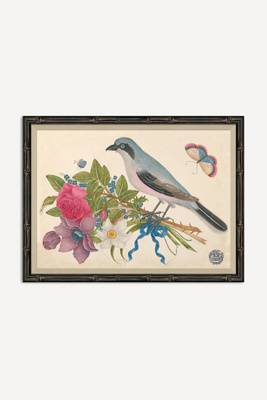 Soicher Marin 18th Century Floral Bouquets With Birds Wall Art