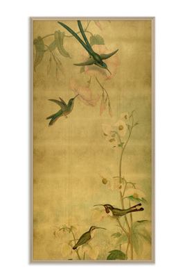 Anthropologie Hummingbird Dances I Wall Art
