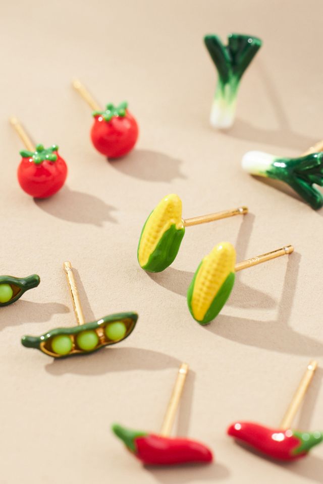 Boucles d'oreilles Veggie Post #1