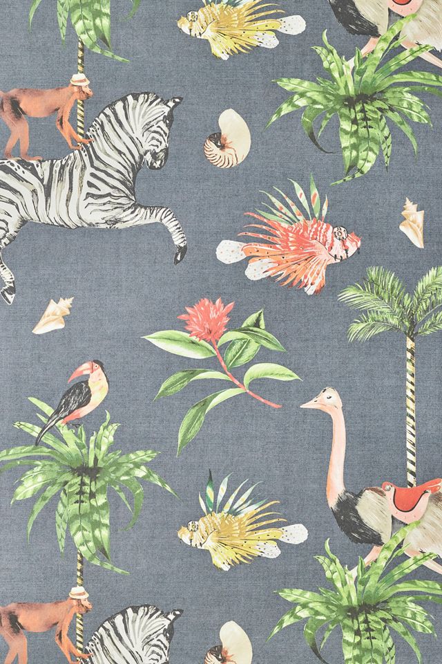 Merry Go Round Animal Wallpaper