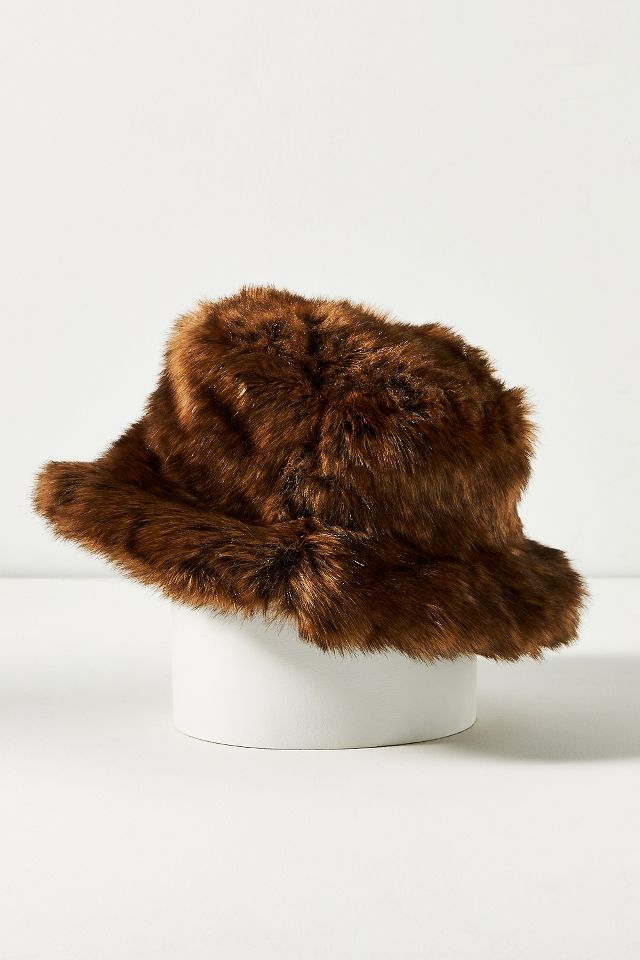 Wyeth Allover Faux Fur Bucket Hat Anthropologie