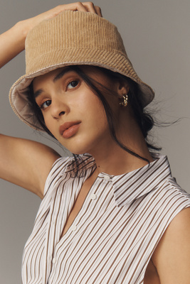 NWT Anthropologie WYETH QUILTED BUCKET HAT Reversible 95205415_014_b3?$a15-pdp-  main image 2