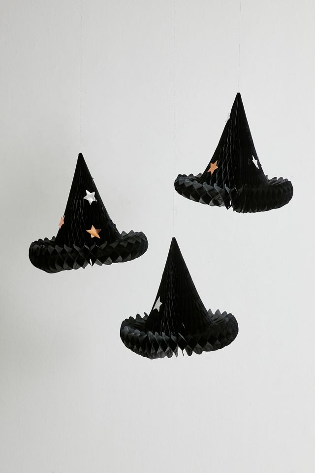 Decorazione di Halloween Cappello da Strega a Nido d'Ape Meri Meri #1