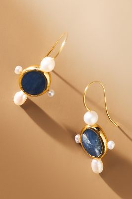 Shop Chan Luu Seine Drop Earrings In Blue