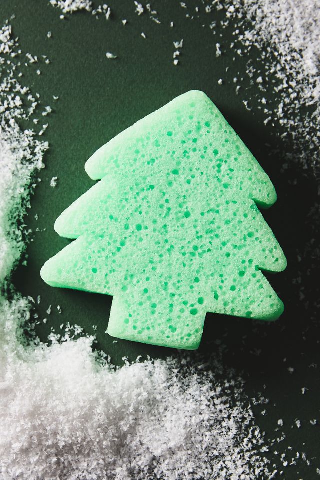 Spongellé Holiday Trees Body Wash Infused Buffer #1
