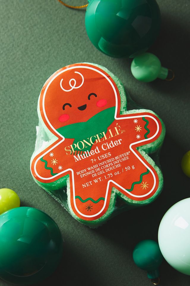 Spongellé Holiday Gingerbread Body Wash Infused Buffer #1