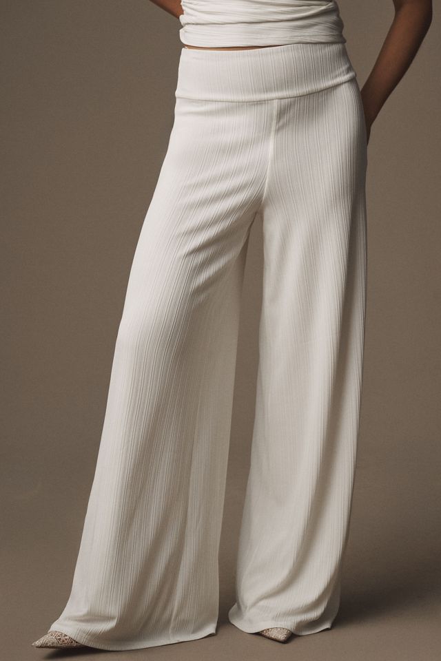 Significant Other Coralie Relaxed Textured Palazzo Pants #1