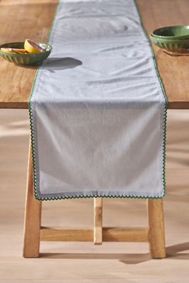 Rickrack Cotton Table Runner