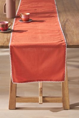 Rickrack Cotton Table Runner