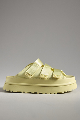 Ugg 44mm Golden Glow Tpu Sandals In Green