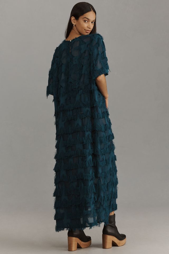 By Anthropologie Fringe Kaftan #2